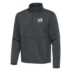 Boston Celtics Antigua Twist Quarter-Zip Pullover Top - Pewter online