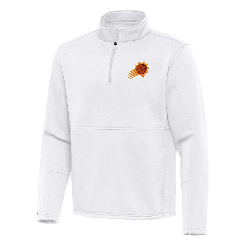 Phoenix Suns Antigua Twist Quarter-Zip Pullover Top - White outlet