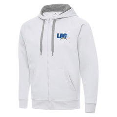 Men's Antigua Victory Full-Zip Hoodie - Los Angeles Chargers Hoodies