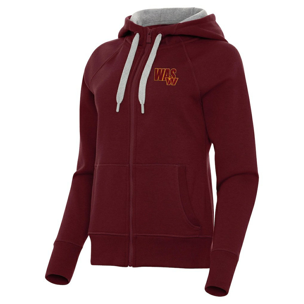 Antigua Women's Victory Full-Zip Hoodie - Washington Commanders Hoodies