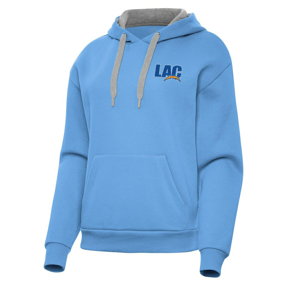 Antigua Women's Victory Pullover Hoodie - Los Angeles Chargers Hoodies
