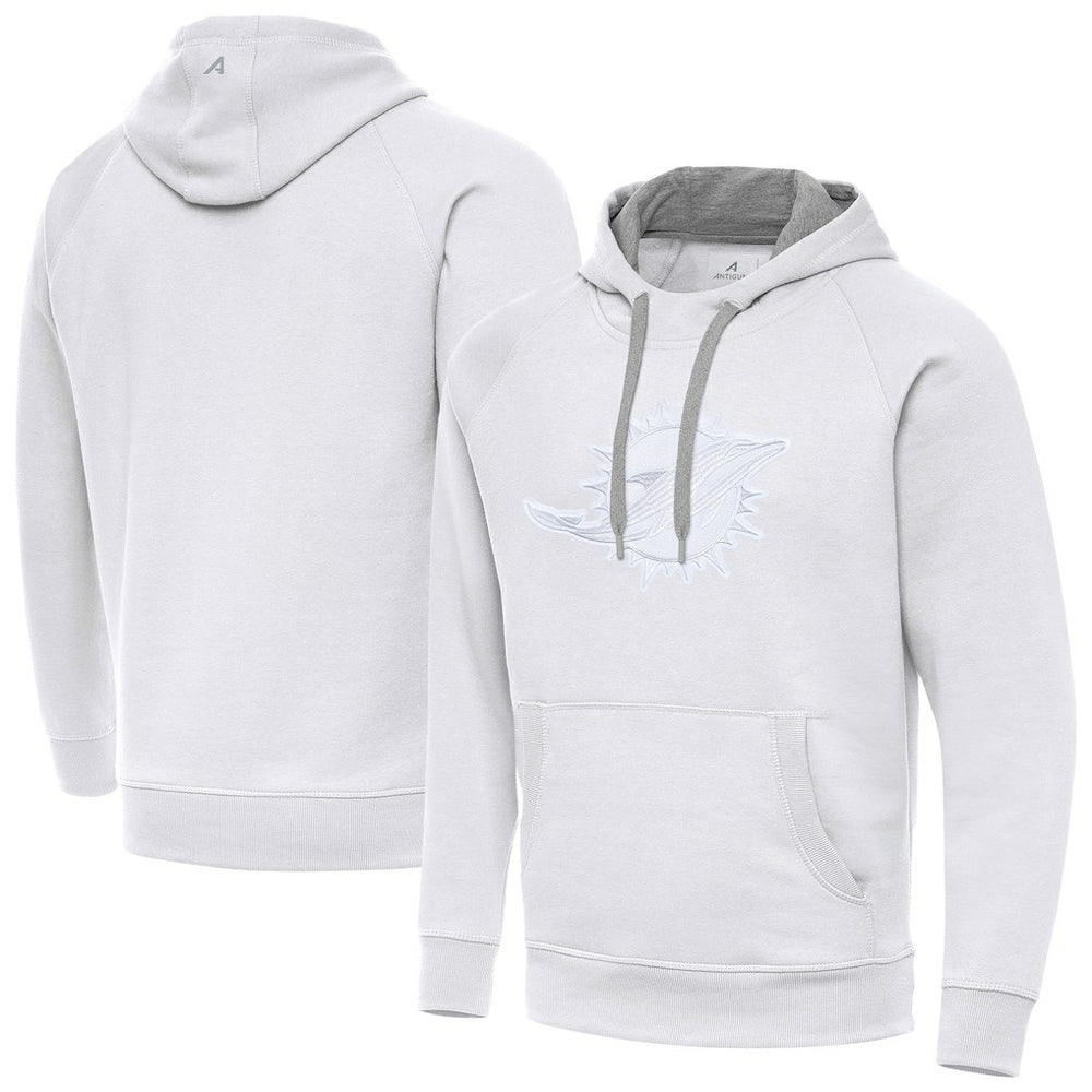 Antigua Victory Pullover Hoodie - Miami Dolphins Hoodies