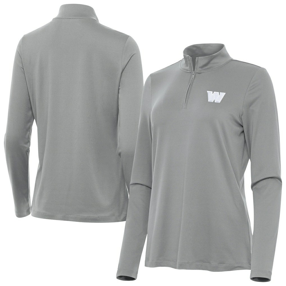 Antigua Women's Reprocess Quarter-Zip Top - Washington Commanders Tops