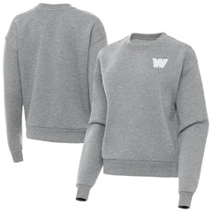 Antigua Women's Victory Crew Pullover Sweatshirt - Washington Commanders Pullover