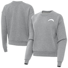 Antigua Women's Victory Crew Pullover Sweatshirt - Los Angeles Chargers Pullover