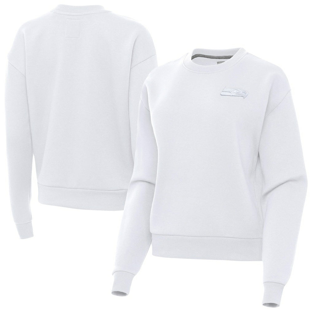 Antigua Women's Victory Crew Pullover Sweatshirt - Seattle Seahawks Pullover