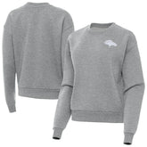 Antigua Women's Victory Crew Pullover Sweatshirt - Denver Broncos Pullover