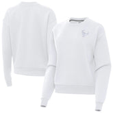 Antigua Women's Victory Crew Pullover Sweatshirt - Houston Texans Pullover