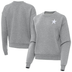 Antigua Women's Victory Crew Pullover Sweatshirt - Dallas Cowboys Pullover