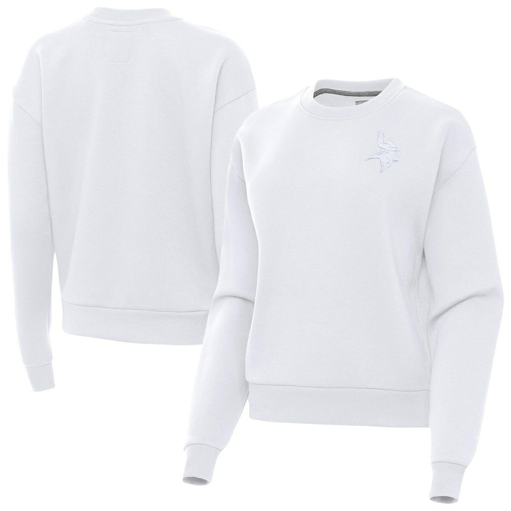 Antigua Women's Victory Crew Pullover Sweatshirt - Minnesota Vikings Pullover
