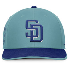 Turquoise San Diego Padres Nike Father's Day Pro Performance Snapback Hat