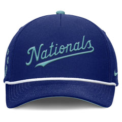 Royal Washington Nationals Nike Father's Day Rise Adjustable Hat