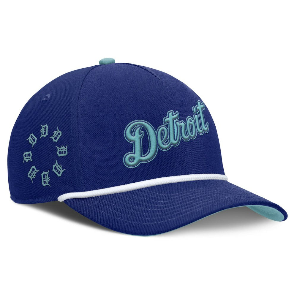Royal Detroit Tigers Nike Father's Day Rise Adjustable Hat