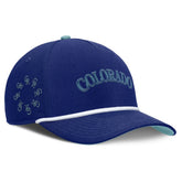 Royal Colorado Rockies Nike Father's Day Rise Adjustable Hat
