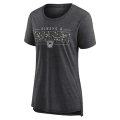Women's Vintage Graphic Tri-Blend Scoop Neck T-Shirt - Las Vegas Raiders T-shirts