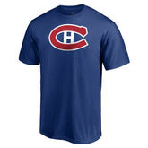 NHL Montreal Canadiens Royal Primary Logo T-Shirt