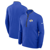 Lightweight Victory Dri-FIT Half-Zip Pullover - Los Angeles Rams Pullover