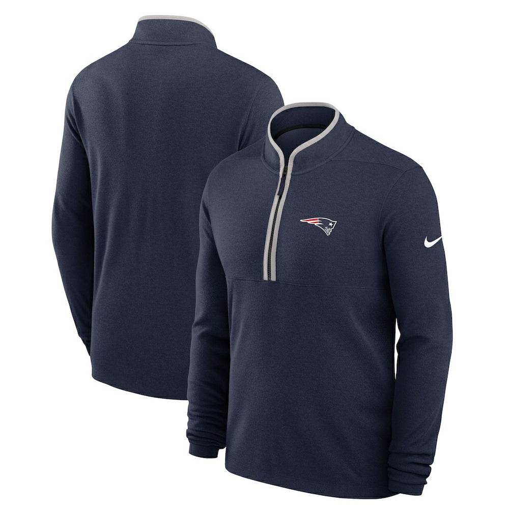 Lightweight Victory Dri-FIT Half-Zip Pullover - New England Patriots Pullover