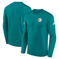 Legend Small Logo Dri-FIT Long Sleeve T-Shirt - Miami Dolphins T-shirts