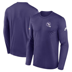 Legend Small Logo Dri-FIT Long Sleeve T-Shirt - Minnesota Vikings T-shirts