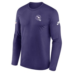 Legend Small Logo Dri-FIT Long Sleeve T-Shirt - Minnesota Vikings T-shirts