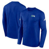 Legend Small Logo Dri-FIT Long Sleeve T-Shirt - Seattle Seahawks T-shirts