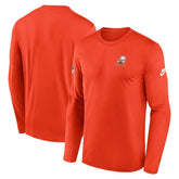 Legend Small Logo Dri-FIT Long Sleeve T-Shirt - Cleveland Browns T-shirts