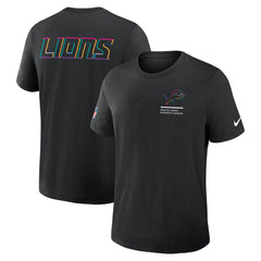 2025 NFL Crucial Catch Tri-Blend Dri-FIT T-Shirt - Detroit Lions T-shirts