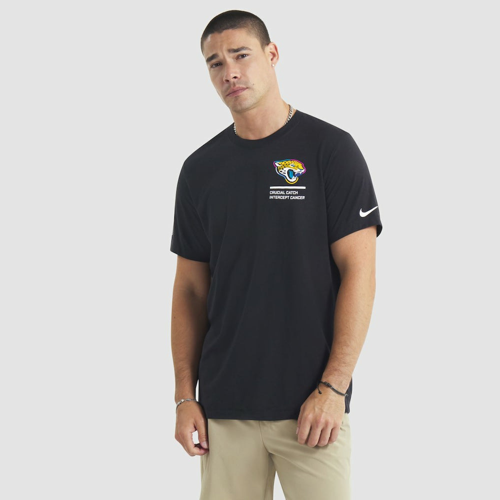 2025 NFL Crucial Catch Tri-Blend Dri-FIT T-Shirt - Jacksonville Jaguars T-shirts