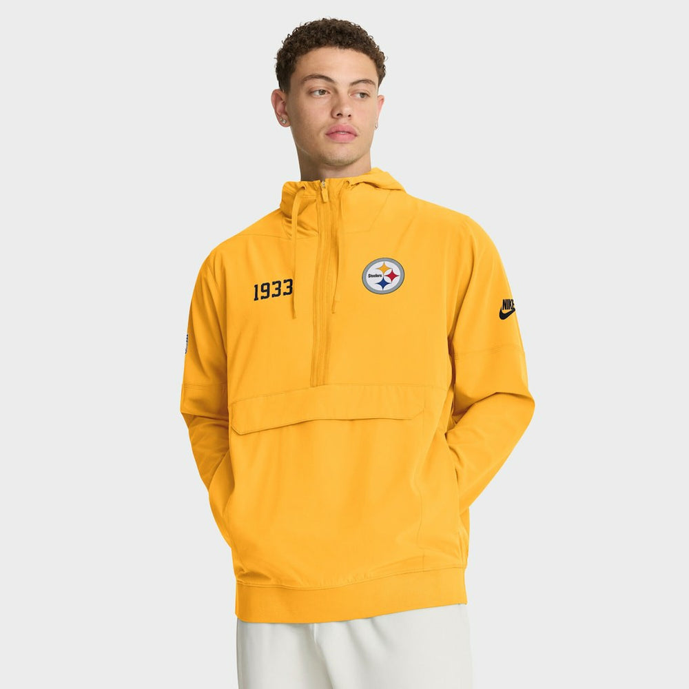 1933 Sideline Alt Pack Anorak Half-Zip Hoodie Jacket - Pittsburgh Steelers Hoodies