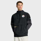 Sideline Anorak Half-Zip Hoodie Jacket - Pittsburgh Steelers Hoodies