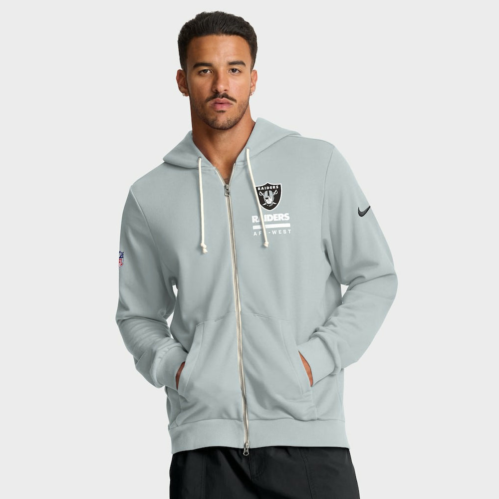Sideline Standard Issue Utility Player Dri-FIT Full-Zip Hoodie - Las Vegas Raiders Hoodies