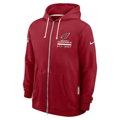 Sideline Standard Issue Utility Player Dri-FIT Full-Zip Hoodie - Arizona Cardinals Hoodies