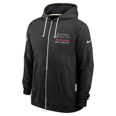 Sideline Standard Issue Utility Player Dri-FIT Full-Zip Hoodie - Atlanta Falcons Hoodies