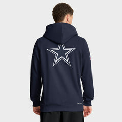 Sideline Standard Issue Utility Player Dri-FIT Full-Zip Hoodie - Dallas Cowboys Hoodies