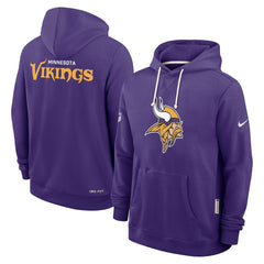 Sideline Standard Issue Initial Home Dri-FIT Hoodie - Minnesota Vikings Hoodies