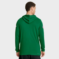 Sideline Pass Accuracy Dri-FIT Long Sleeve Hoodie T-Shirt - Philadelphia Eagles Hoodies