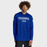 Sideline Pass Accuracy Dri-FIT Long Sleeve Hoodie T-Shirt - Seattle Seahawks Hoodies