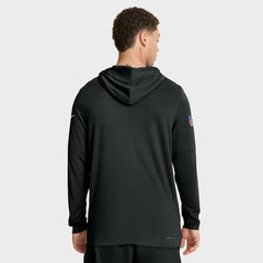 Sideline Pure Fury Performance Long Sleeve Hoodie T-Shirt - Cincinnati Bengals Hoodies
