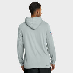 Sideline Pure Fury Performance Long Sleeve Hoodie T-Shirt - Las Vegas Raiders Hoodies