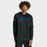 Sideline Pure Fury Performance Long Sleeve Hoodie T-Shirt - Indianapolis Colts Hoodies