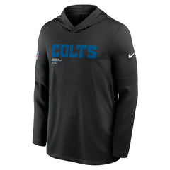 Sideline Pure Fury Performance Long Sleeve Hoodie T-Shirt - Indianapolis Colts Hoodies