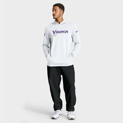 Sideline Pure Fury Performance Long Sleeve Hoodie T-Shirt - Minnesota Vikings Hoodies