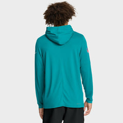 Sideline Pure Fury Performance Long Sleeve Hoodie T-Shirt - Miami Dolphins Hoodies