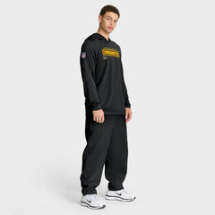 Sideline Pure Fury Performance Long Sleeve Hoodie T-Shirt - Washington Commanders Hoodies