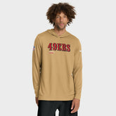 Sideline Pure Fury Performance Long Sleeve Hoodie T-Shirt - San Francisco 49ers Hoodies