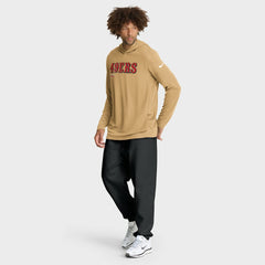 Sideline Pure Fury Performance Long Sleeve Hoodie T-Shirt - San Francisco 49ers Hoodies