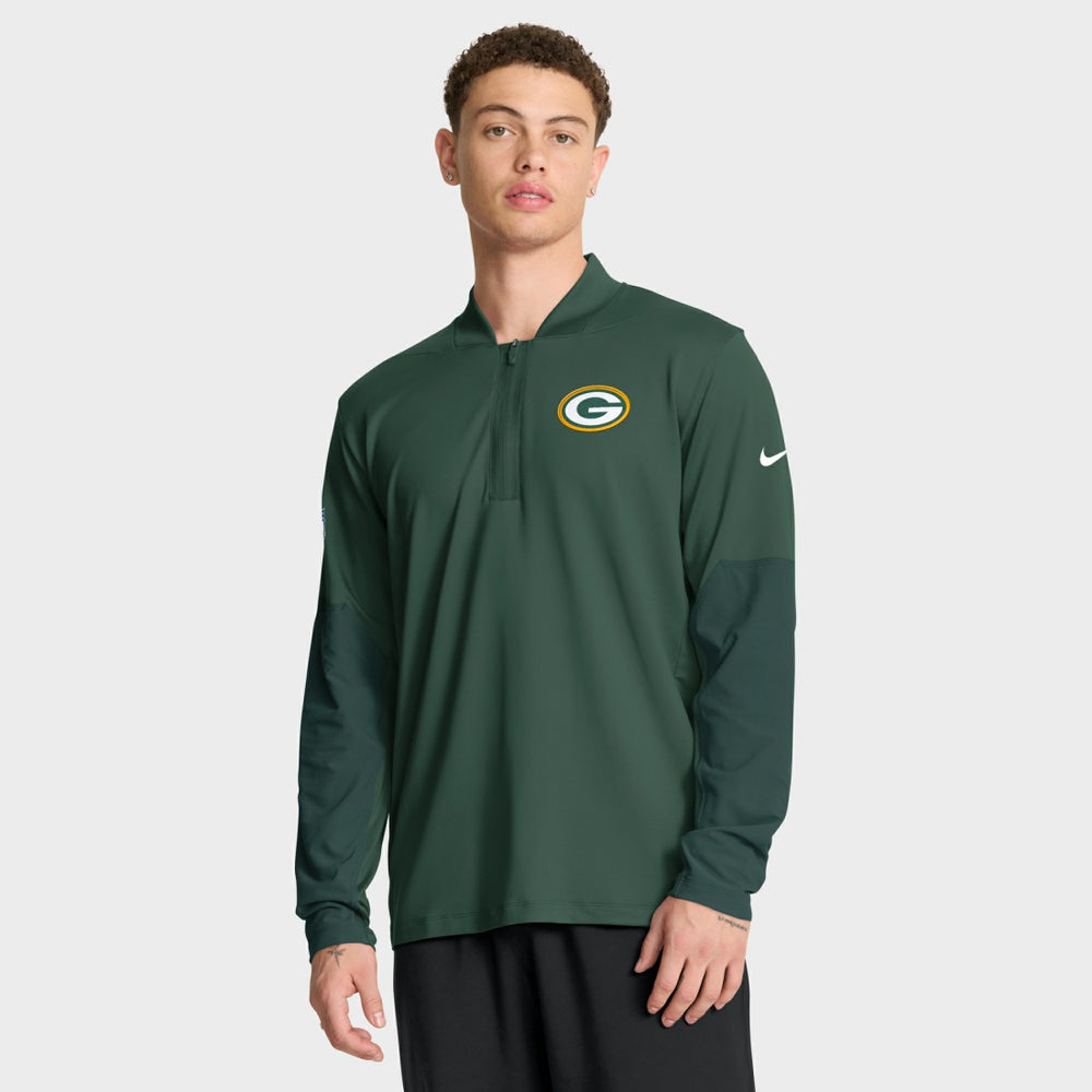 Sideline Dri-FIT Half-Zip Pullover - Green Bay Packers Pullover