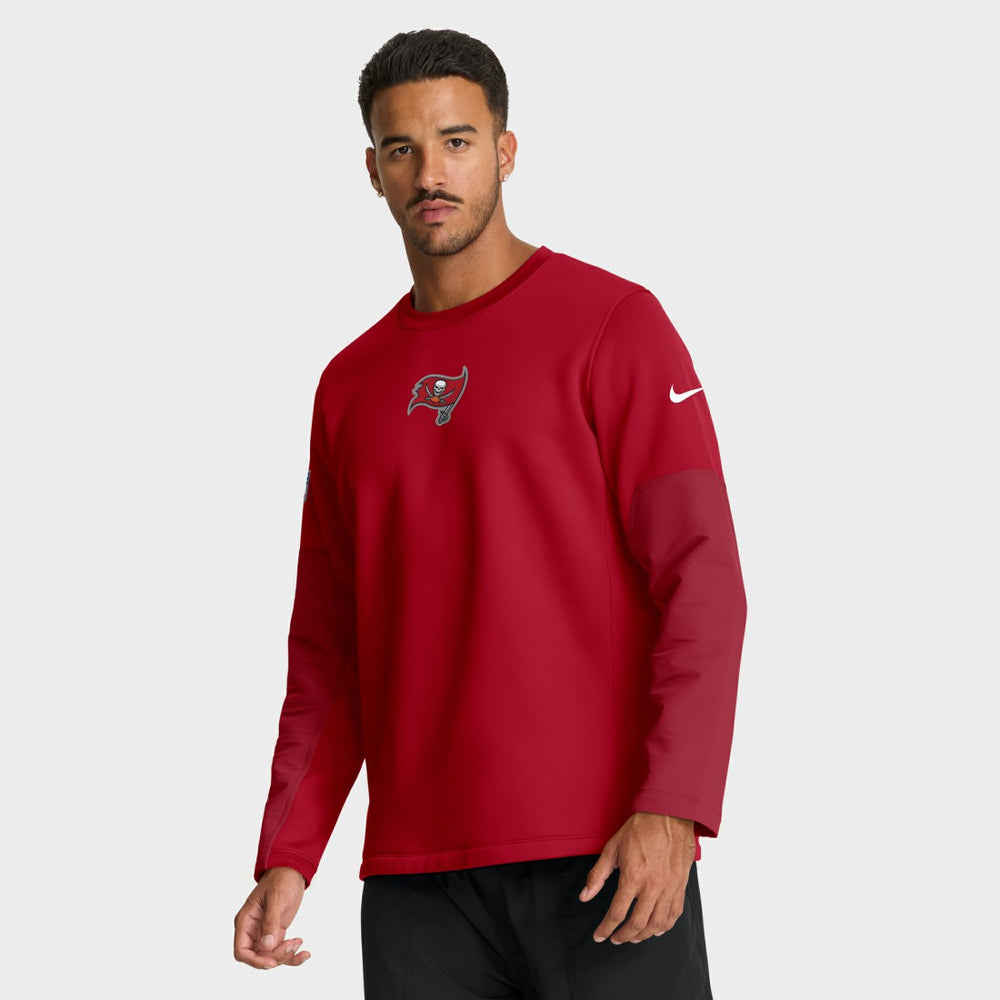 Sideline Coach Therma-FIT Long Sleeve T-Shirt - Tampa Bay Buccaneers T-shirts