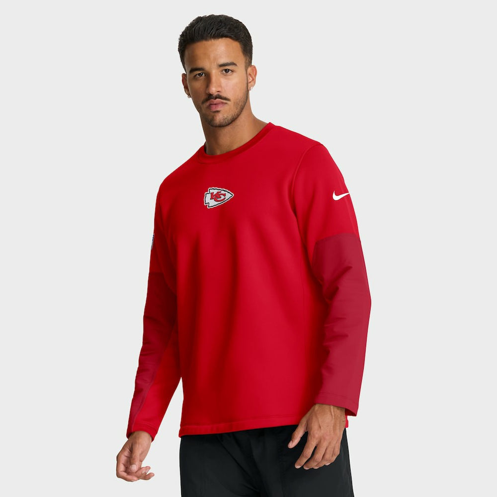 Sideline Coach Therma-FIT Long Sleeve T-Shirt - Kansas City Chiefs T-shirts